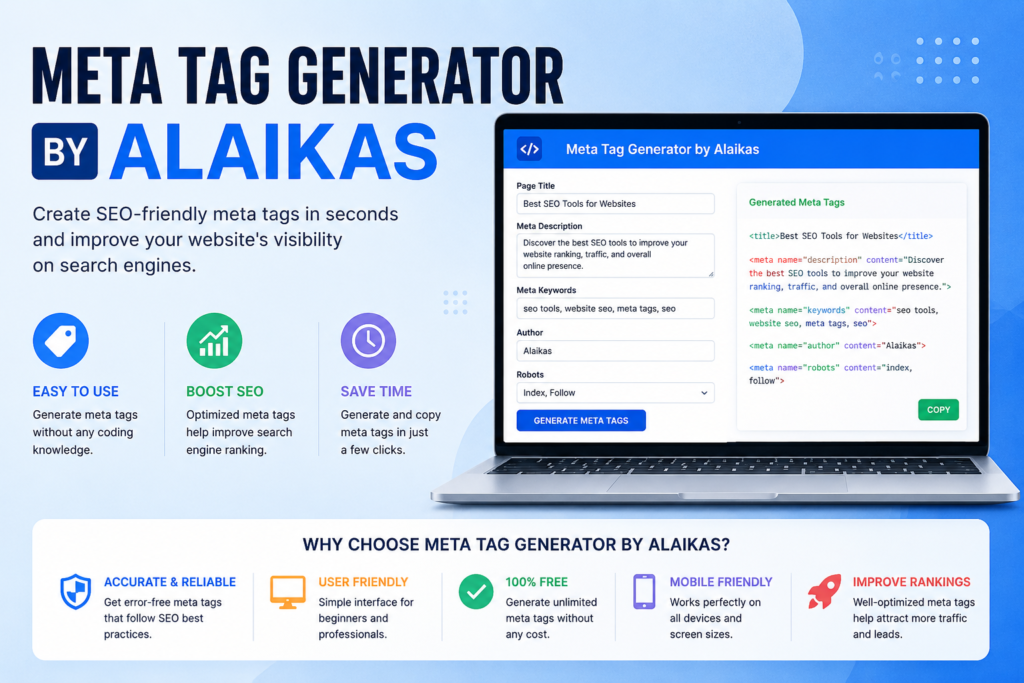 Meta Tag Generator by Alaikas
