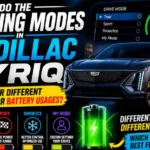 Do the Driving Modes in Cadillac Lyriq Offer Different Ranges or Battery Usages?